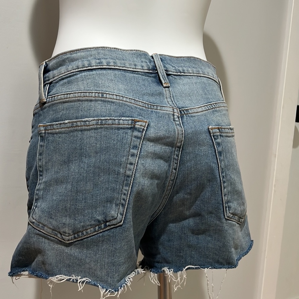FRAME DENIM Le Brigette Denim cut off Shorts size 27